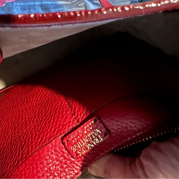 Red Francis Valentine red bucket handbag - Picture 4 of 9